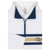 Georgia Tech Jersey Stripe Collegiate Q-Zip