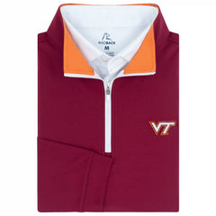Solid Collegiate Q-Zip - Virginia Tech