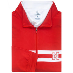 Nebraska Jersey Stripe Collegiate Q-Zip