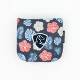 The Red, White & Hibiscus Mallet Putter Cover