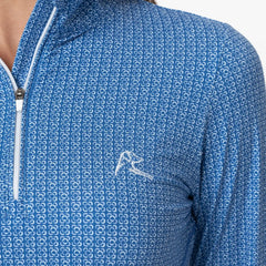 Floral Lattice Performance Q-Zip