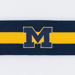 Michigan Jersey Stripe Collegiate Q-Zip