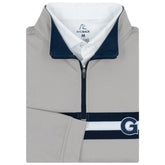 Georgetown Jersey Stripe Collegiate Q-Zip