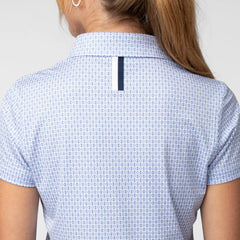 Geo Bloom Performance Polo