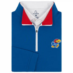 Solid Collegiate Q-Zip - Kansas
