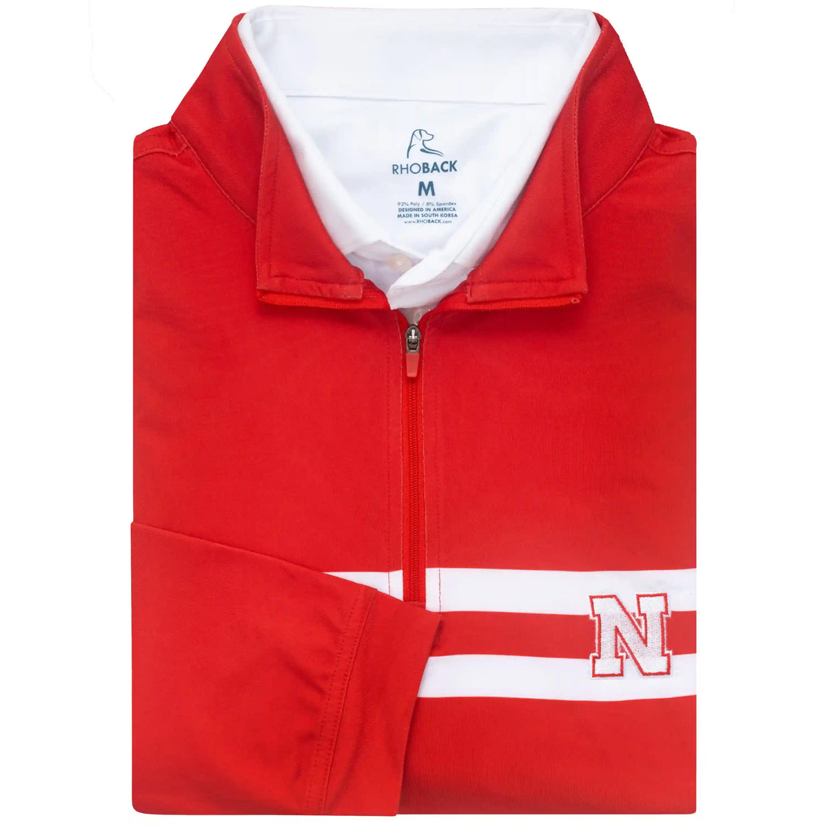 Nebraska Jersey Stripe Collegiate Q-Zip