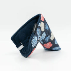 The Red, White & Hibiscus Blade Putter Cover